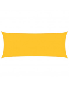 Vela Parasole 160 g/m² Rettangolare Giallo 2x4,5 m in HDPE 2