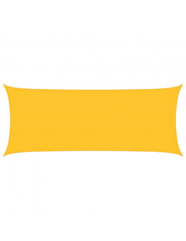 Vela Parasole 160 g/m² Rettangolare Giallo 2x4,5 m in HDPE