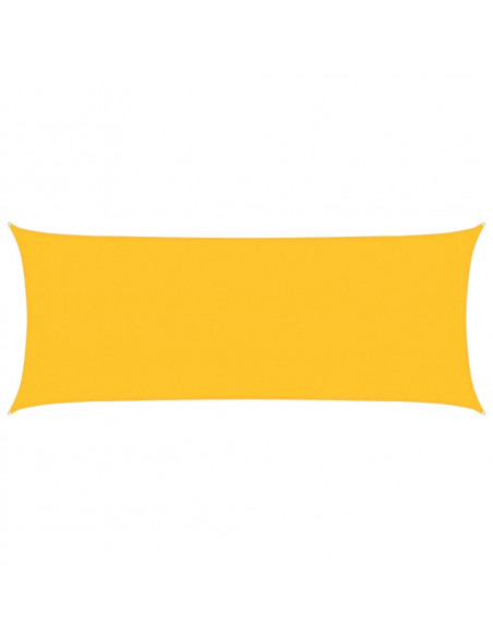 Vela Parasole 160 g/m² Rettangolare Giallo 2x4,5 m in HDPE