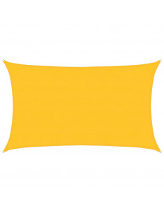 Vela Parasole 160 g/m² Rettangolare Giallo 5x8 m in HDPE 2