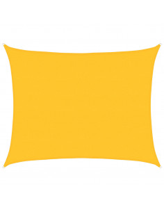 Vela Parasole 160 g/m² Rettangolare Giallo 6x7 m in HDPE 2