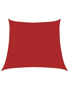 Vela Parasole 160 g/m² Rossa 4/5x4 m in HDPE 2