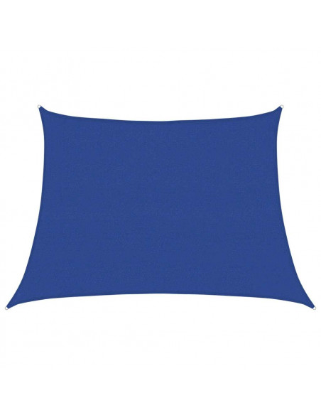 Vela Parasole 160 g/m² Trapezio Blu 4/5x3 m in HDPE
