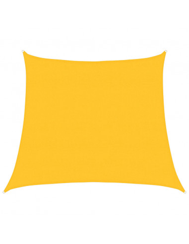 Vela Parasole 160 g/m² Trapezio Giallo 4/5x4 m in HDPE