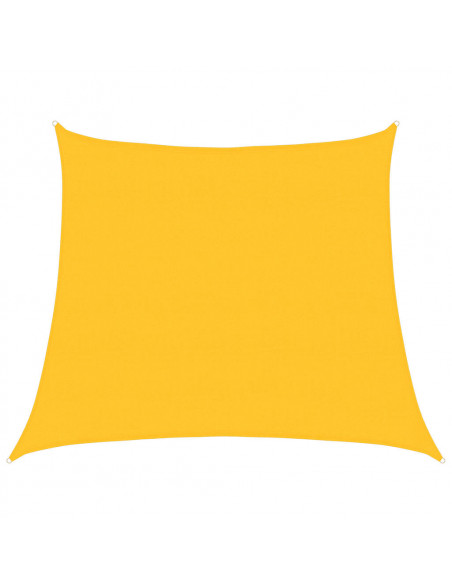Vela Parasole 160 g/m² Trapezio Giallo 4/5x4 m in HDPE