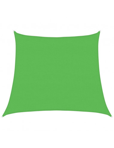 Vela Parasole 160 g/m² Trapezio Verde Chiaro 4/5x4 m in HDPE