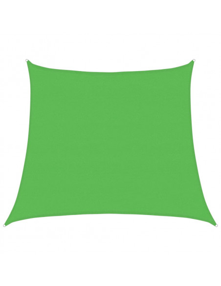 Vela Parasole 160 g/m² Trapezio Verde Chiaro 4/5x4 m in HDPE
