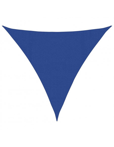 Vela Parasole 160 g/m² Triangolare Blu 4,5x4,5x4,5 m in HDPE