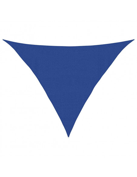 Vela Parasole 160 g/m² Triangolare Blu 4x4x5,8 m in HDPE
