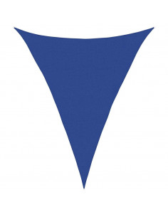 Vela Parasole 160 g/m² Triangolare Blu 4x5x5 m in HDPE 2