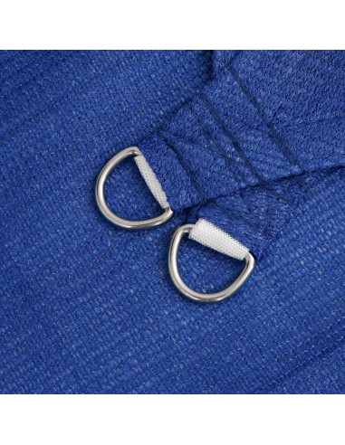 Vela Parasole 160 g/m² Triangolare Blu 4x5x5 m in HDPE