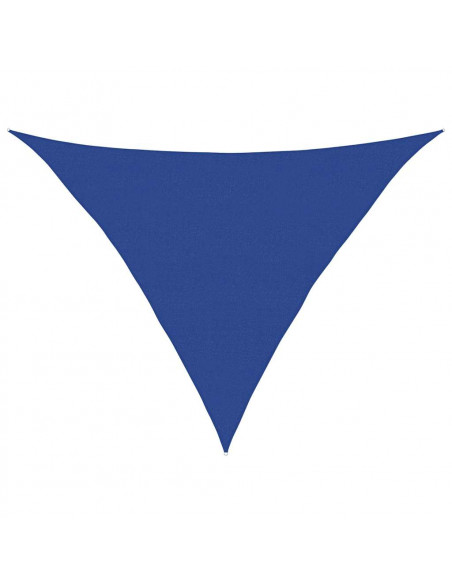 Vela Parasole 160 g/m² Triangolare Blu 5x5x6 m in HDPE