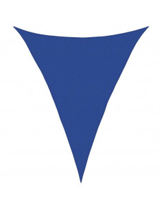 Vela Parasole 160 g/m² Triangolare Blu 5x6x6 m in HDPE 2