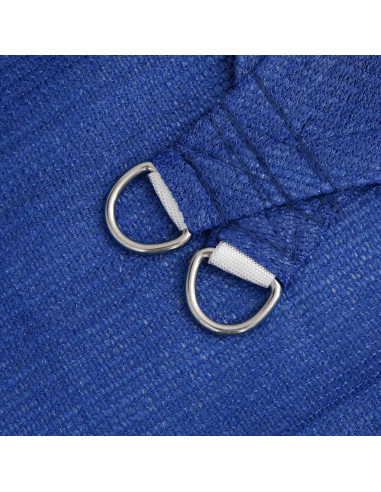 Vela Parasole 160 g/m² Triangolare Blu 5x6x6 m in HDPE