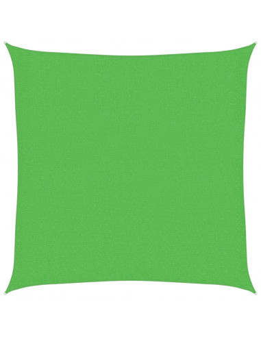 Vela Parasole 160 g/m² Verde Chiaro 2,5x2,5 m in HDPE