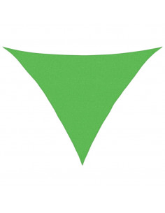 Vela Parasole 160 g/m² Verde Chiaro 2,5x2,5x3,5 m in HDPE 2