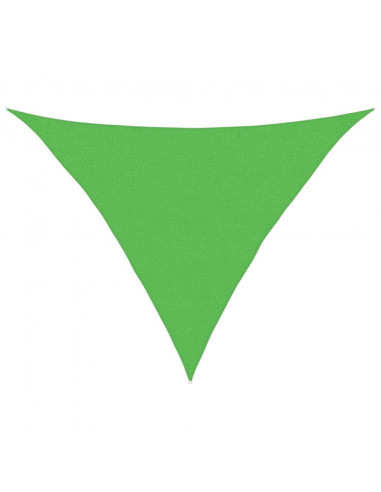 Vela Parasole 160 g/m² Verde Chiaro 2,5x2,5x3,5 m in HDPE