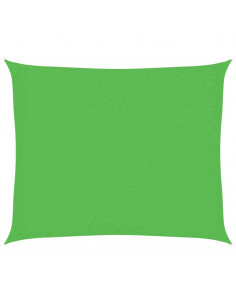Vela Parasole 160 g/m² Verde Chiaro 2,5x3 m in HDPE 2