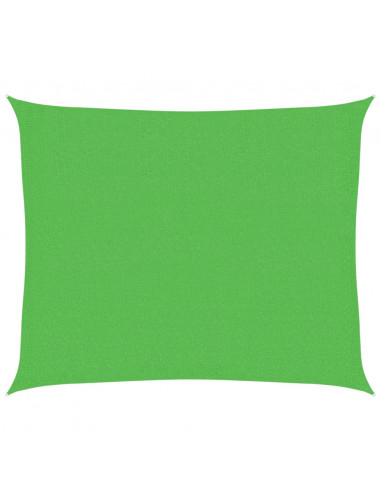 Vela Parasole 160 g/m² Verde Chiaro 2,5x3 m in HDPE