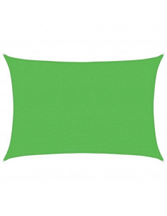 Vela Parasole 160 g/m² Verde Chiaro 2,5x3,5 m in HDPE 2