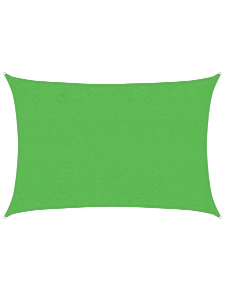 Vela Parasole 160 g/m² Verde Chiaro 2,5x3,5 m in HDPE