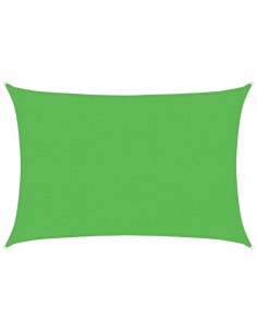 Vela Parasole 160 g/m² Verde Chiaro 2,5x4 m in HDPE 2