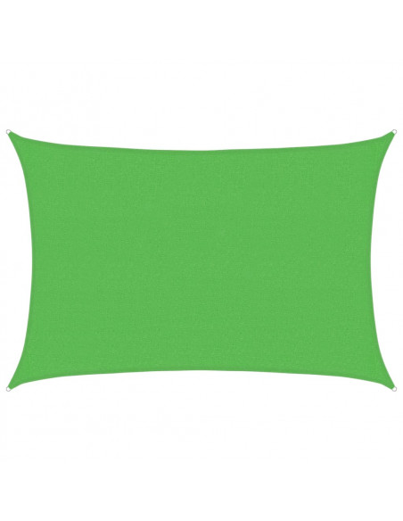 Vela Parasole 160 g/m² Verde Chiaro 2,5x4 m in HDPE