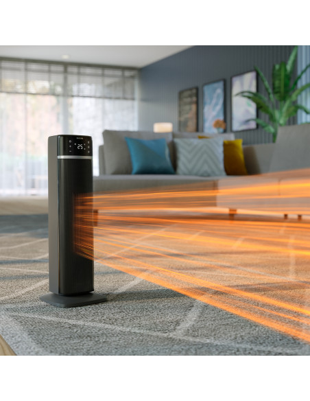 Philips Serie 5000 Torre Termoventilatore, 2000W, Connesso Wi-Fi, Tec. ceramica, 5 sistemi di sicurezza CX5120/11