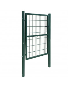 Cancello da Giardino 2D (Singolo) Verde 106 x 210 cm 2