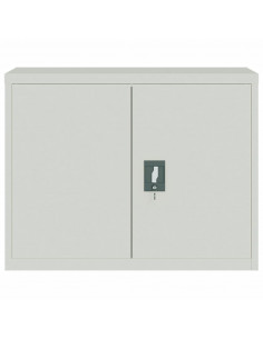 Armadio Classificatore Grigio Chiaro 90x40x70 cm in Acciaio 2