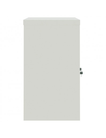 Armadio Classificatore Grigio Chiaro 90x40x70 cm in Acciaio