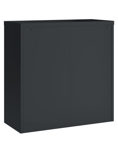 Armadio Classificatore Antracite 90x40x90 cm in Acciaio
