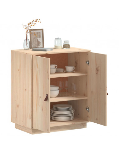 Credenza 65,5x40x75 cm in Legno Massello di Pino