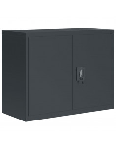 Armadio Classificatore Antracite 90x40x110 cm in Acciaio