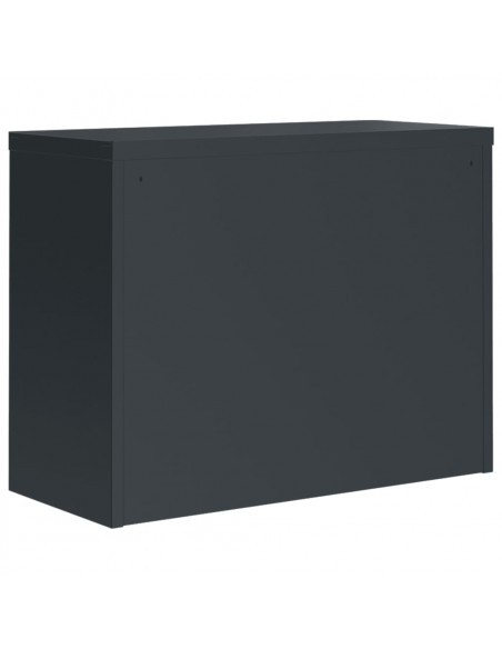 Armadio Classificatore Antracite 90x40x110 cm in Acciaio