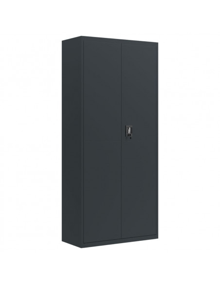 Armadio Classificatore Antracite 90x40x240 cm in Acciaio