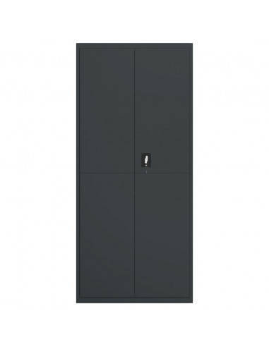Armadio Classificatore Antracite 90x40x240 cm in Acciaio