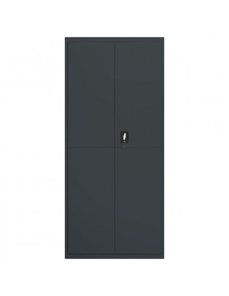 Armadio Classificatore Antracite 90x40x240 cm in Acciaio