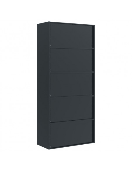 Armadio Classificatore Antracite 90x40x240 cm in Acciaio