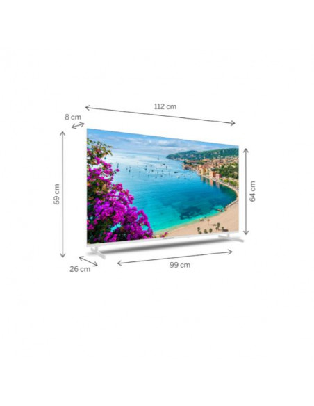 50 ANDROID TV 4K WHITE