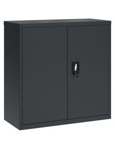 Armadio Classificatore Antracite 90x40x130 cm in Acciaio