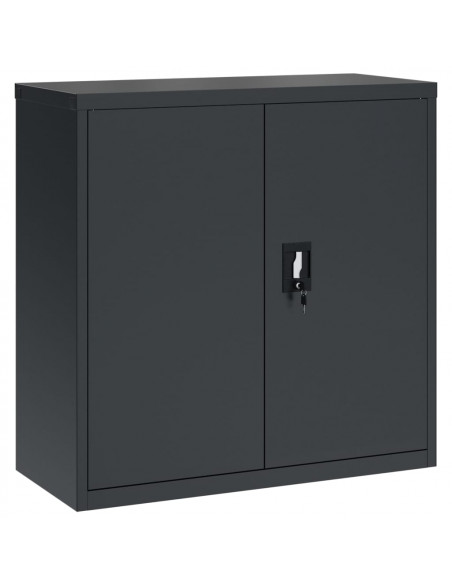 Armadio Classificatore Antracite 90x40x130 cm in Acciaio