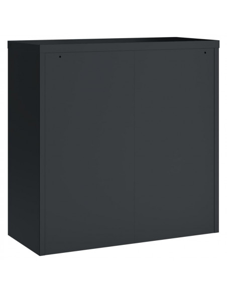 Armadio Classificatore Antracite 90x40x130 cm in Acciaio
