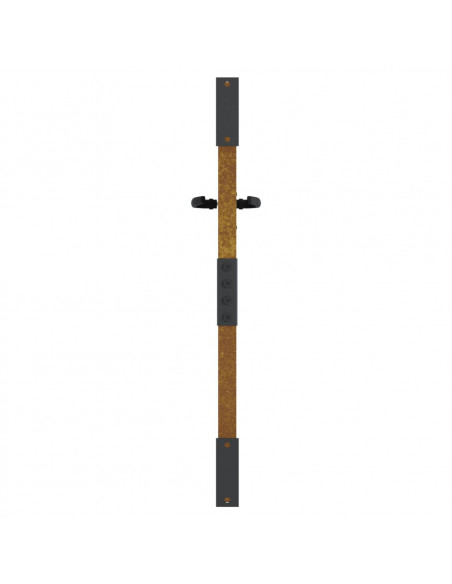 Cancello da Giardino 85x100 cm in Acciaio Corten