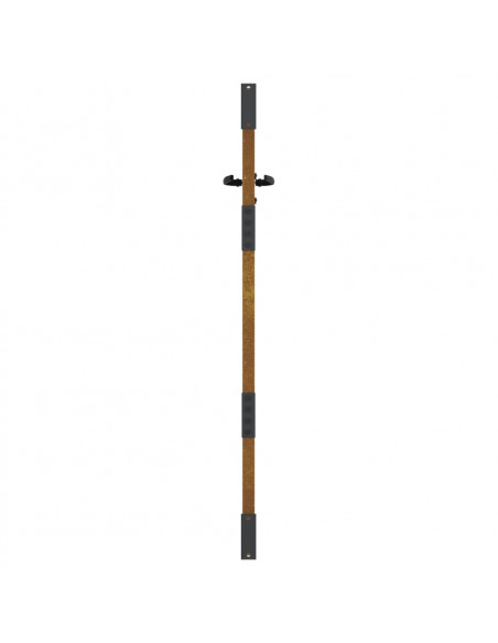 Cancello da Giardino 85x125 cm in Acciaio Corten