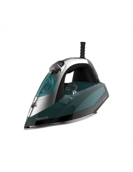 Cecotec 05521 ferro da stiro Ferro da stiro a secco e a vapore Alluminio 2600 W Nero, Verde