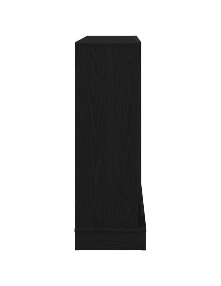 Cornice per Camino Rovere Nero 100x30x87,5 cm in Truciolato