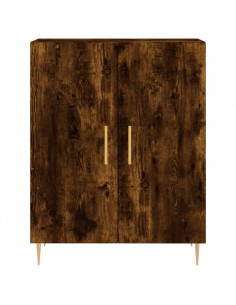 Credenza Rovere Fumo  69,5x34x180 cm in Legno Multistrato 2