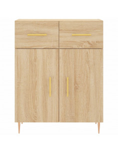 Credenza Rovere Sonoma 69,5x34x180 cm in Legno Multistrato 2