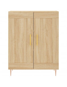 Credenza Rovere Sonoma 69,5x34x180 cm in Legno Multistrato 2